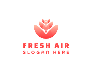 Fresh Petals Fragrance logo design