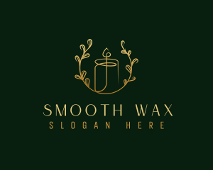 Organic Wax Candle logo design