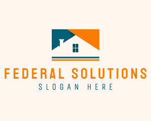 House Property Roof logo design