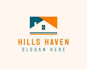 House Property Roof logo design