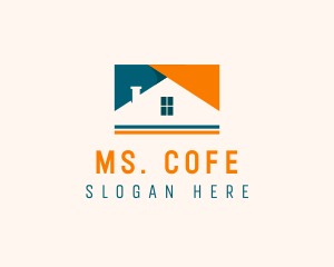 House Property Roof logo design