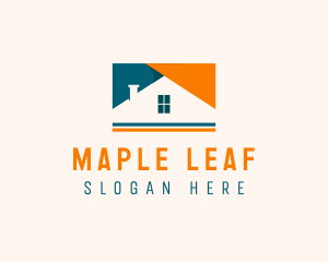 House Property Roof logo design