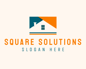 House Property Roof logo design