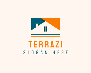 House Property Roof logo design