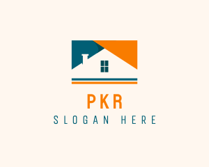 House Property Roof logo design