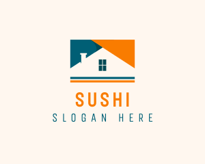 House Property Roof logo design