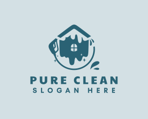 Clean House Pressure Washer logo design