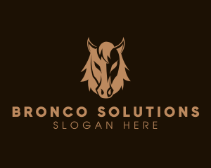 Wild Horse Stallion logo design