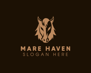 Mare - Wild Horse Stallion logo design