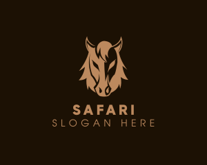 Barn - Wild Horse Stallion logo design