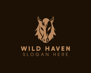 Wild Horse Stallion logo design