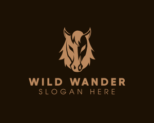 Wild Horse Stallion logo design