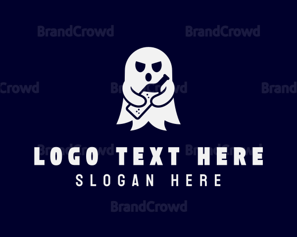 Haunted Liquor Ghost Logo