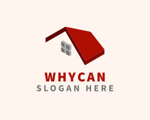 Housing - Red House Roof Window logo design