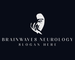 Hand Face Neurology logo design