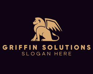 Deluxe Business Griffin logo design