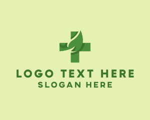 Medicine - Herbal Medicine Cross logo design