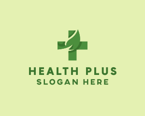 Herbal Medicine Cross  logo design