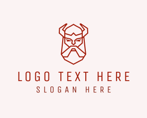 Horns - Medieval Ancient Warrior logo design