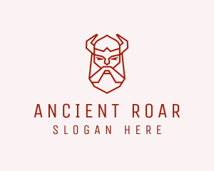 Medieval Ancient Warrior logo design