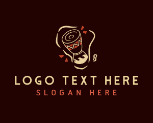 Instrument - Ethnic Drum Percussion logo design