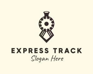 Train - Train Railway Locomotive logo design