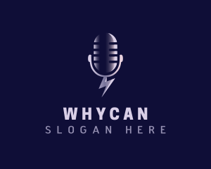 Media Podcast Mic Logo