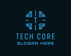 Tech Security Software logo design