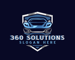 Sports Car Garage Detailing logo design