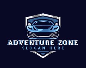 Sports Car Garage Detailing logo design