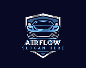 Sports Car Garage Detailing logo design