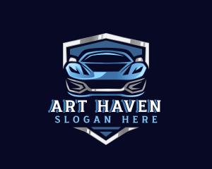 Sports Car Garage Detailing logo design