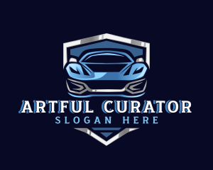 Sports Car Garage Detailing logo design