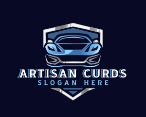 Sports Car Garage Detailing logo design