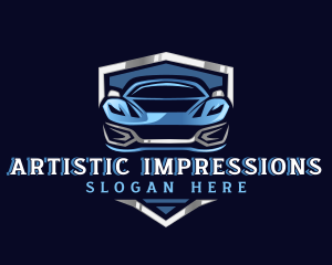 Sports Car Garage Detailing logo design