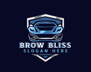 Sports Car Garage Detailing logo design