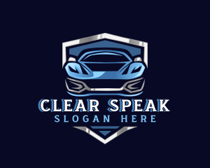 Sports Car Garage Detailing logo design