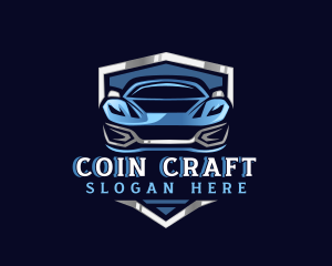 Sports Car Garage Detailing logo design