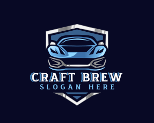 Sports Car Garage Detailing logo design