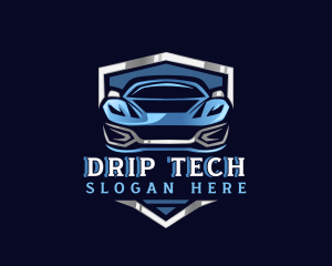 Sports Car Garage Detailing logo design