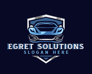 Sports Car Garage Detailing logo design