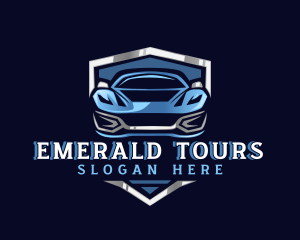 Sports Car Garage Detailing logo design