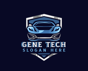 Sports Car Garage Detailing logo design