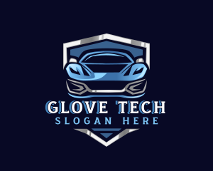 Sports Car Garage Detailing logo design