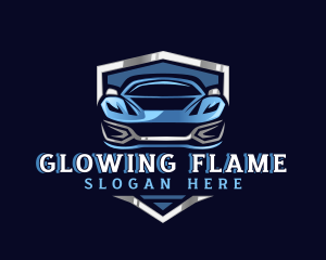 Sports Car Garage Detailing logo design