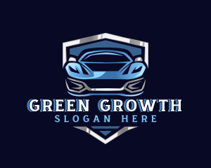 Sports Car Garage Detailing logo design