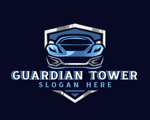 Sports Car Garage Detailing logo design