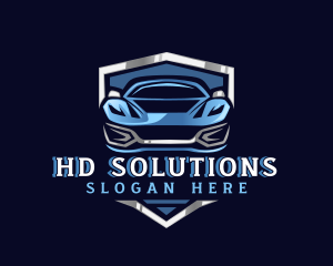 Sports Car Garage Detailing logo design