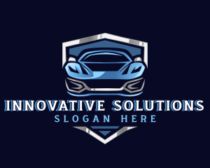 Sports Car Garage Detailing logo design