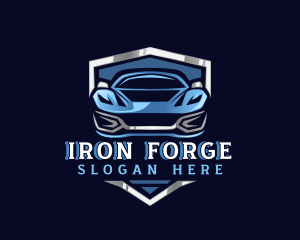 Sports Car Garage Detailing logo design